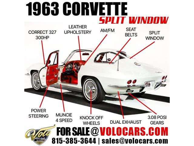 1963 Chevrolet Corvette (CC-1979315) for sale in Volo, Illinois