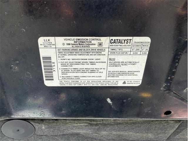 1991 Chevrolet Camaro Z28 (CC-1983477) for sale in Springfield, Massachusetts
