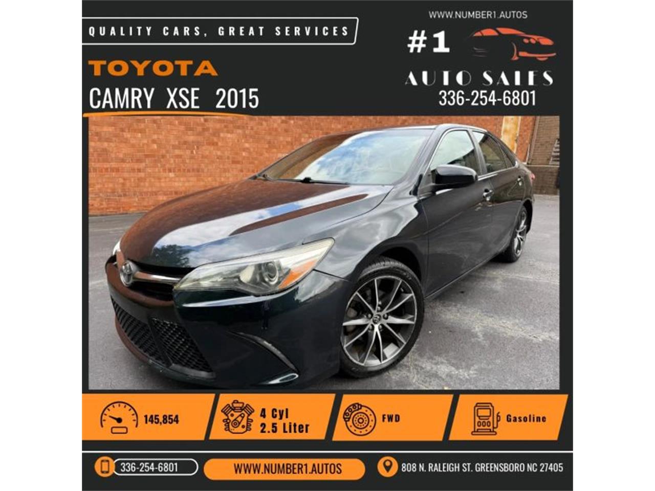 Zu verkaufen: 2015 Toyota Camry in Greensboro, North Carolina