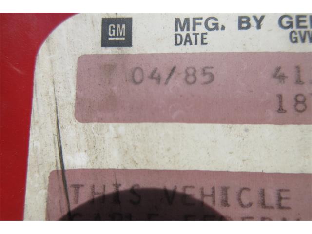 1985 Pontiac Firebird Trans Am (CC-1997967) for sale in Great Bend, Kansas