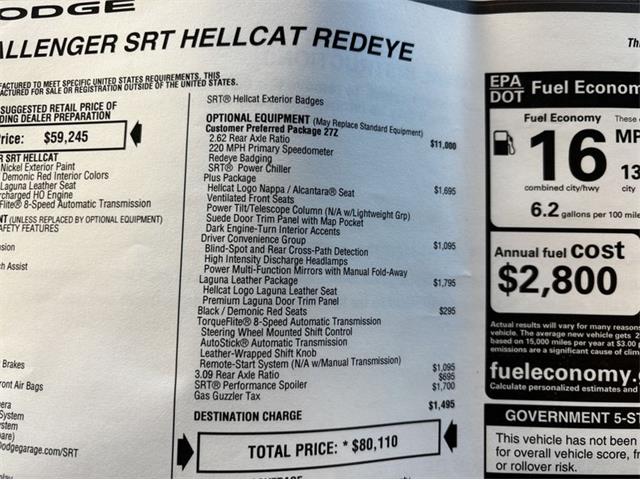 2019 Dodge Challenger Hellcat Redeye (CC-1998095) for sale in St. Charles, Missouri