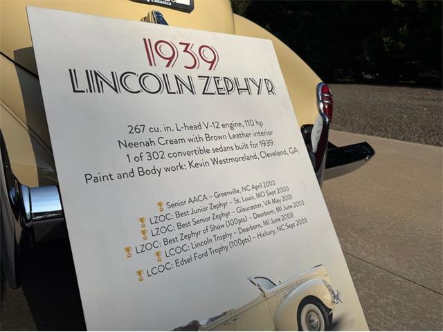 1939 Lincoln Zephyr (CC-2005265) for sale in Newfield, New Jersey