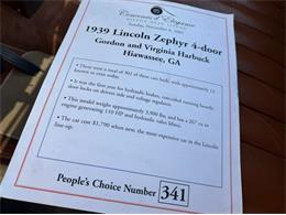 1939 Lincoln Zephyr (CC-2005265) for sale in Newfield, New Jersey