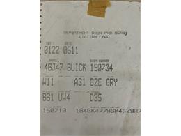 1986 Buick Regal (CC-2007290) for sale in Morgantown, Pennsylvania