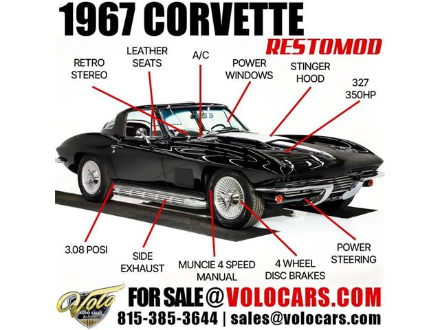 1967 Chevrolet Corvette (CC-2009834) for sale in Volo, Illinois