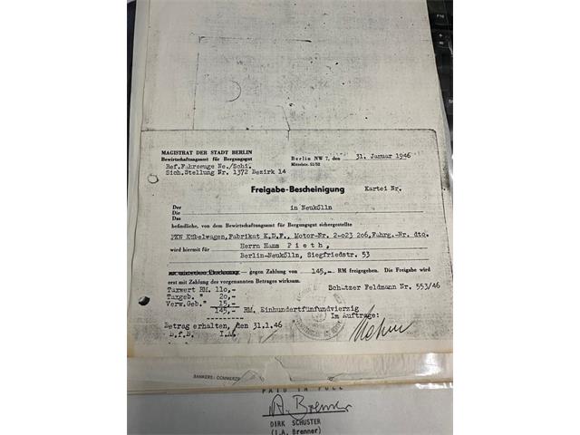 1943 Volkswagen Kubelwagen Type 82 (CC-2012029) for sale in Saugatuck, Michigan