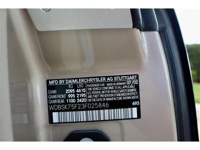 2003 Mercedes-Benz SL-Class (CC-2010536) for sale in Sarasota, Florida