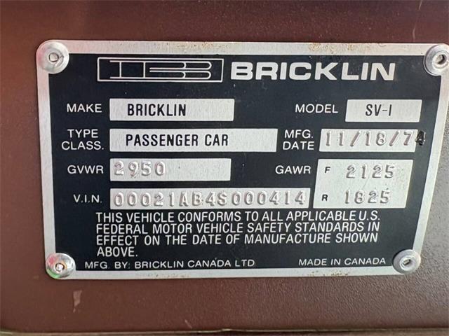 1974 Bricklin SV 1 (CC-2015413) for sale in Bradenton, Florida