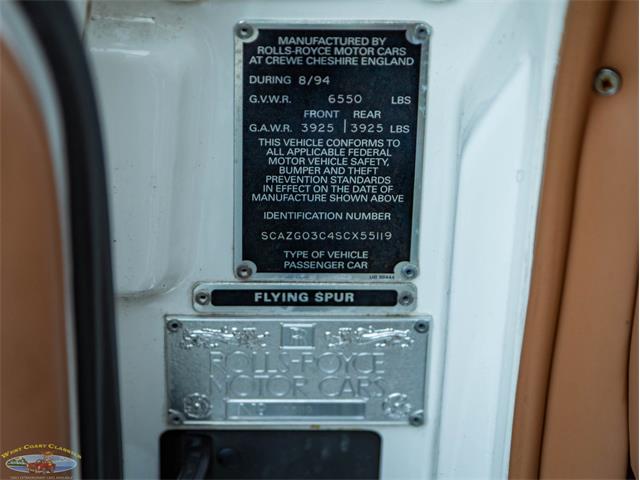 1995 Rolls-Royce Flying Spur (CC-2021061) for sale in Torrance, California
