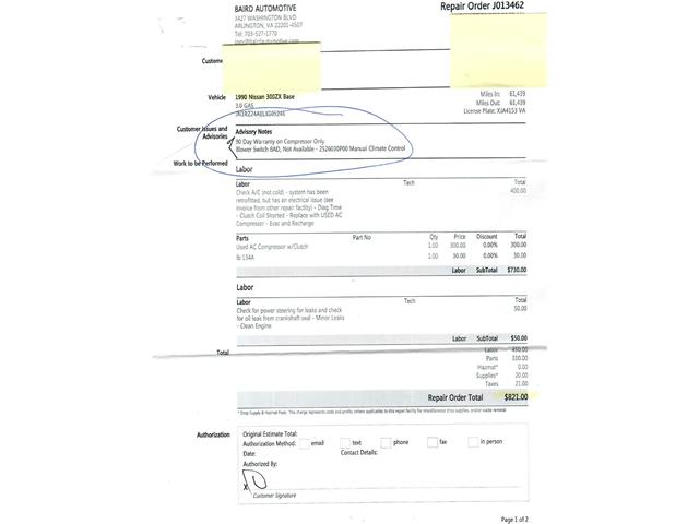 1990 Nissan 300ZX (CC-2027733) for sale in Beverly Hills, California