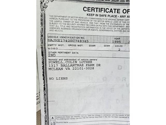 1995 Jaguar XJ (CC-2032458) for sale in Woodland Hills, California