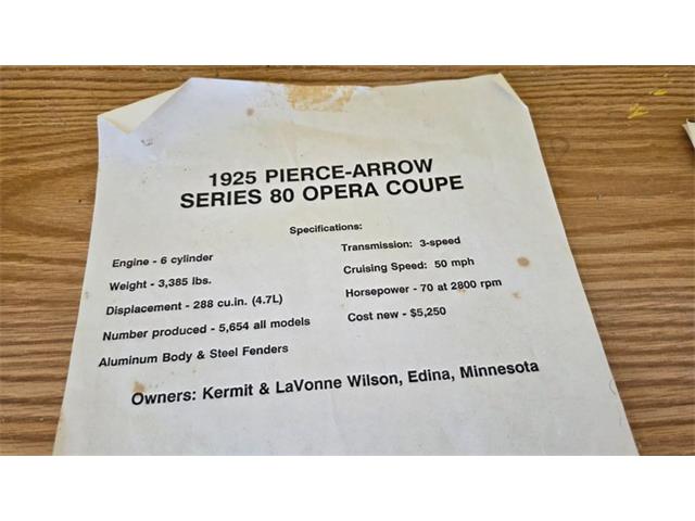1925 Pierce-Arrow 80 (CC-2032603) for sale in Mankato, Minnesota