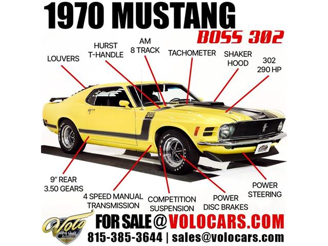 1970 Ford Mustang (CC-2034548) for sale in Volo, Illinois