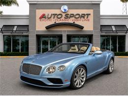 2016 Bentley Continental GTC V8 (CC-2030664) for sale in Boca Raton, Florida