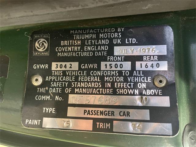 1976 Triumph TR6 (CC-2036709) for sale in Evans City, Pennsylvania