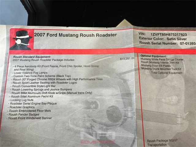 2007 Ford Mustang (CC-2037070) for sale in North East, Pennsylvania