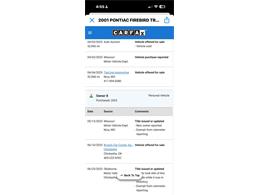 2001 Pontiac Firebird Trans Am (CC-2045305) for sale in Wilson, Oklahoma