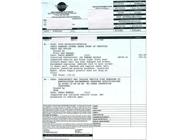 2002 Porsche 996 (CC-2045958) for sale in Beverly Hills, California