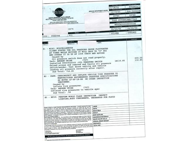 2002 Porsche 996 (CC-2045958) for sale in Beverly Hills, California