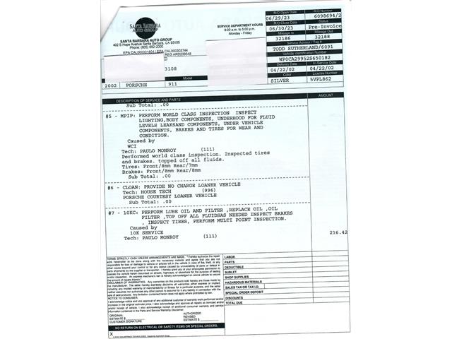 2002 Porsche 996 (CC-2045958) for sale in Beverly Hills, California