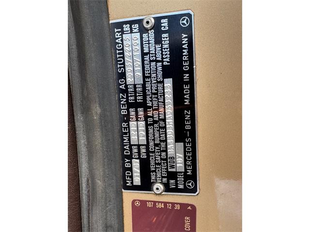 1987 Mercedes-Benz 560 (CC-2047190) for sale in Los Angeles, California