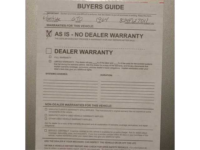 1964 Pontiac GTO (CC-2047261) for sale in Strafford, Missouri