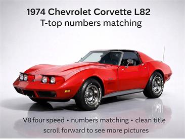 1974 Chevrolet Corvette (CC-2052727) for sale in Palm Desert , California