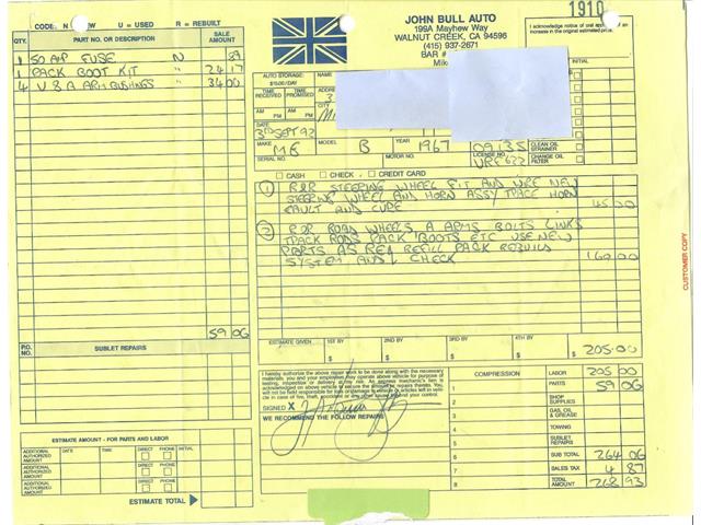 1967 MG MGB (CC-2053081) for sale in Beverly Hills, California