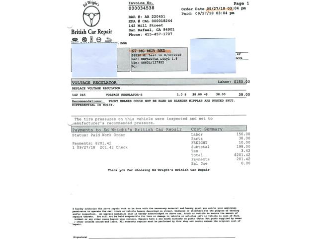 1967 MG MGB (CC-2053081) for sale in Beverly Hills, California