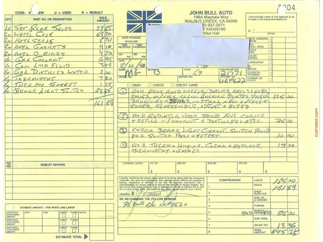 1967 MG MGB (CC-2053081) for sale in Beverly Hills, California