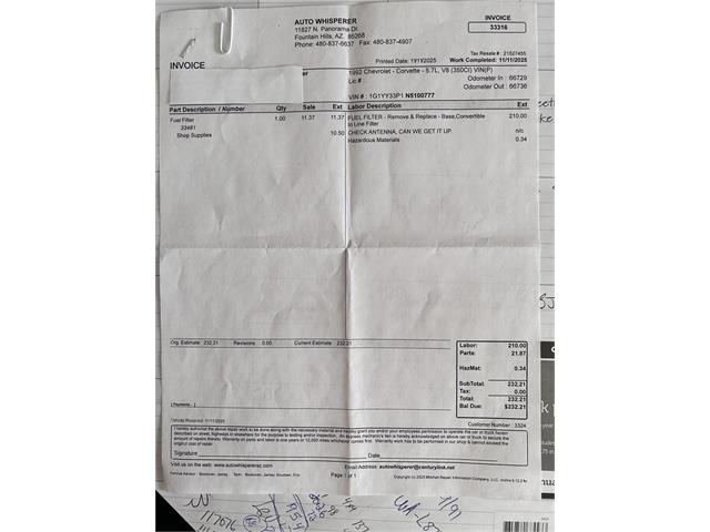 1992 Chevrolet Corvette C4 (CC-2053217) for sale in Fountain Hills, Arizona