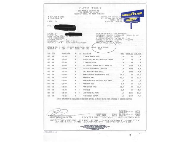1994 Pontiac Firebird (CC-2055242) for sale in Beverly Hills, California
