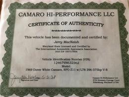 1969 Chevrolet Camaro (CC-2055820) for sale in Mundelein, Illinois