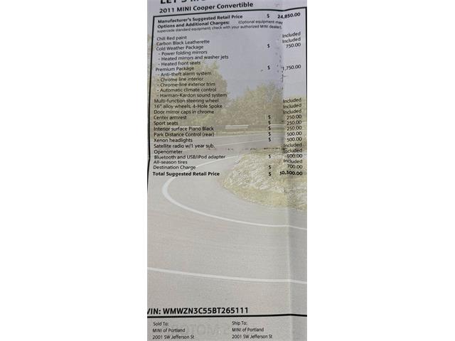 2011 MINI Cooper (CC-2056584) for sale in Burlington, Washington