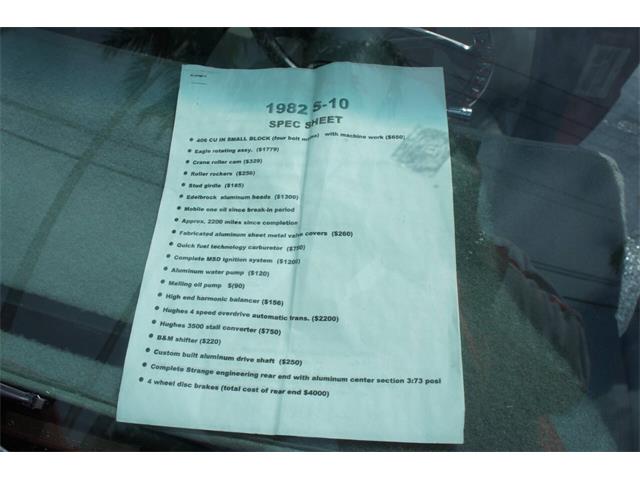 1982 Chevrolet S10 (CC-2057195) for sale in Lantana, Florida