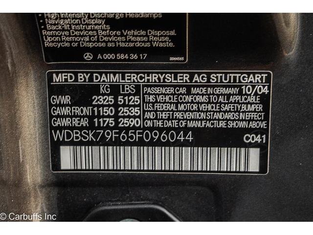 2005 Mercedes-Benz SL65 (CC-2057898) for sale in Concord, California