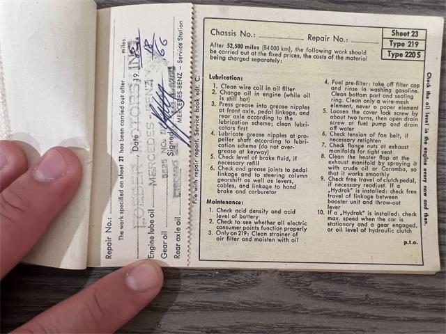 1958 Mercedes-Benz 220S (CC-2058541) for sale in Beverly Hills, California