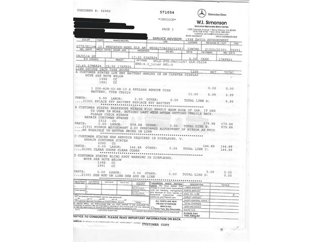 2015 Mercedes-Benz SL-Class (CC-2058559) for sale in Beverly Hills, California