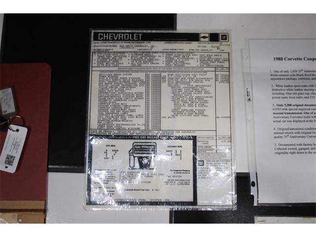 1988 Chevrolet Corvette (CC-2058635) for sale in Addison, Illinois