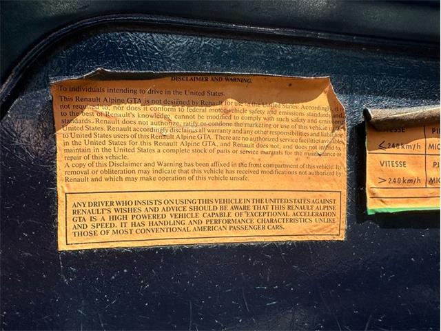 1990 Renault Alpine (CC-2058774) for sale in Dripping Springs, Texas