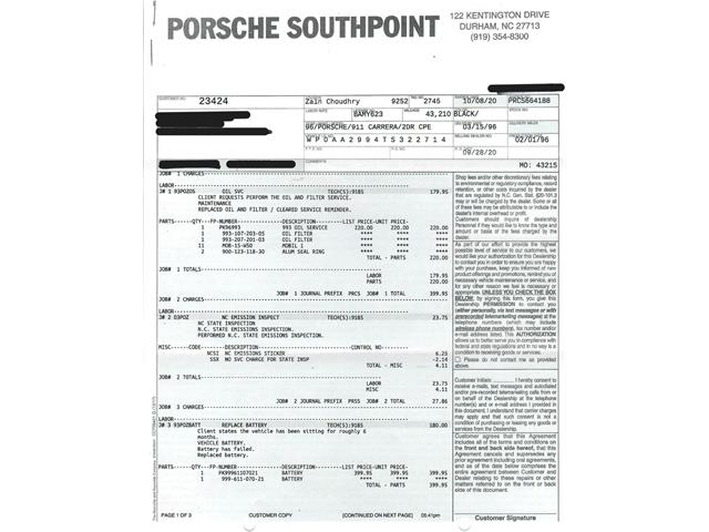 1996 Porsche 993 (CC-2058898) for sale in Beverly Hills, California