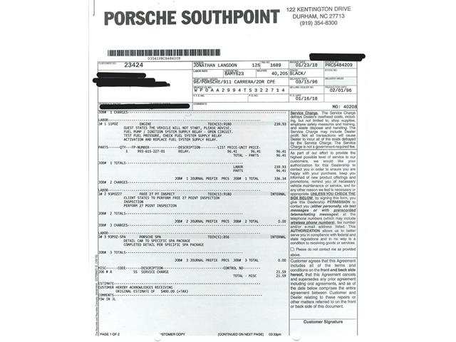 1996 Porsche 993 (CC-2058898) for sale in Beverly Hills, California