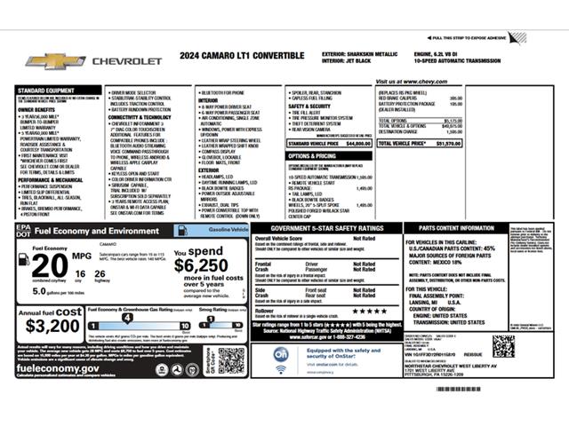 2024 Chevrolet Camaro (CC-2058954) for sale in Depew, New York