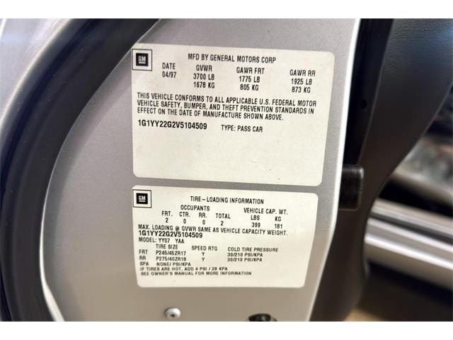 1997 Chevrolet Corvette (CC-2059505) for sale in Chicago, Illinois