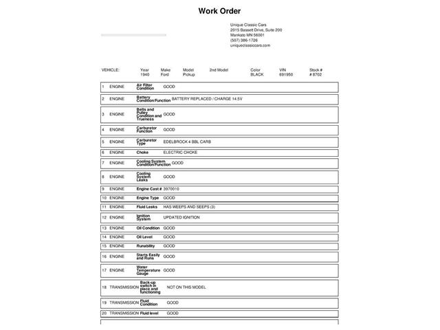 1940 Ford Pickup (CC-2060276) for sale in Mankato, Minnesota