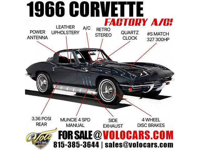 1966 Chevrolet Corvette (CC-2063135) for sale in Volo, Illinois