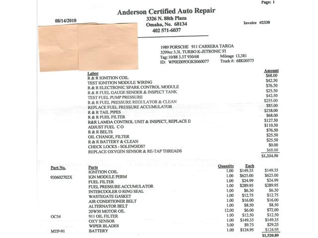1989 Porsche 930 (CC-2064244) for sale in Beverly Hills, California