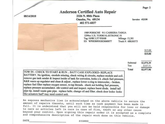1989 Porsche 930 (CC-2064244) for sale in Beverly Hills, California