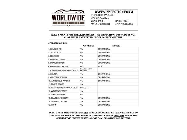 1988 Ford Bronco (CC-2064702) for sale in Denver , Colorado