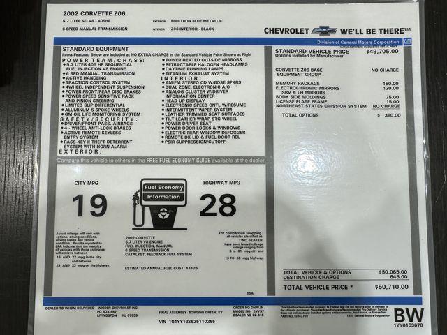 2002 Chevrolet Corvette (CC-2064801) for sale in Dallas, Texas